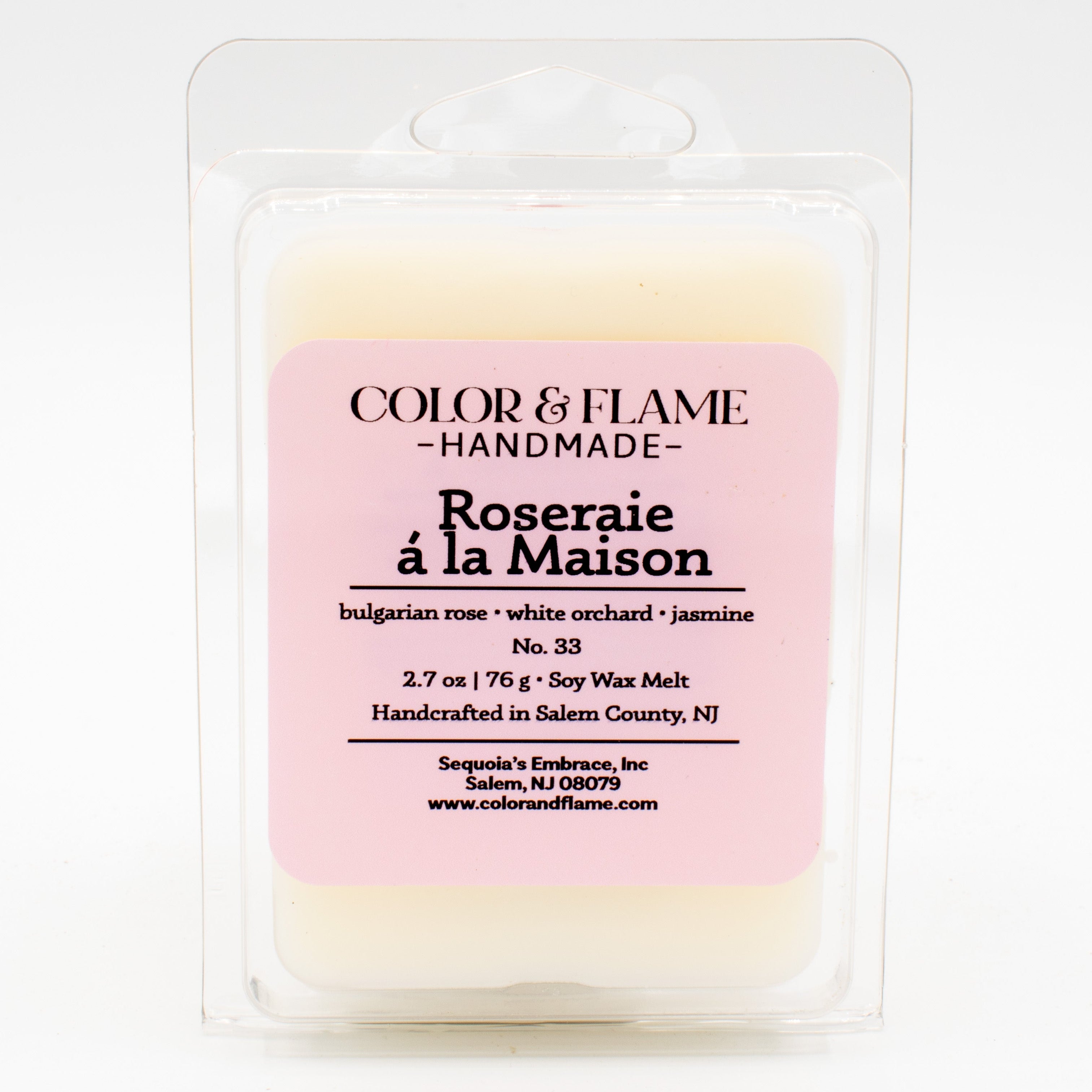 Roseraie á la Maison | No 33 | Floral & Comforting | Wax Melt