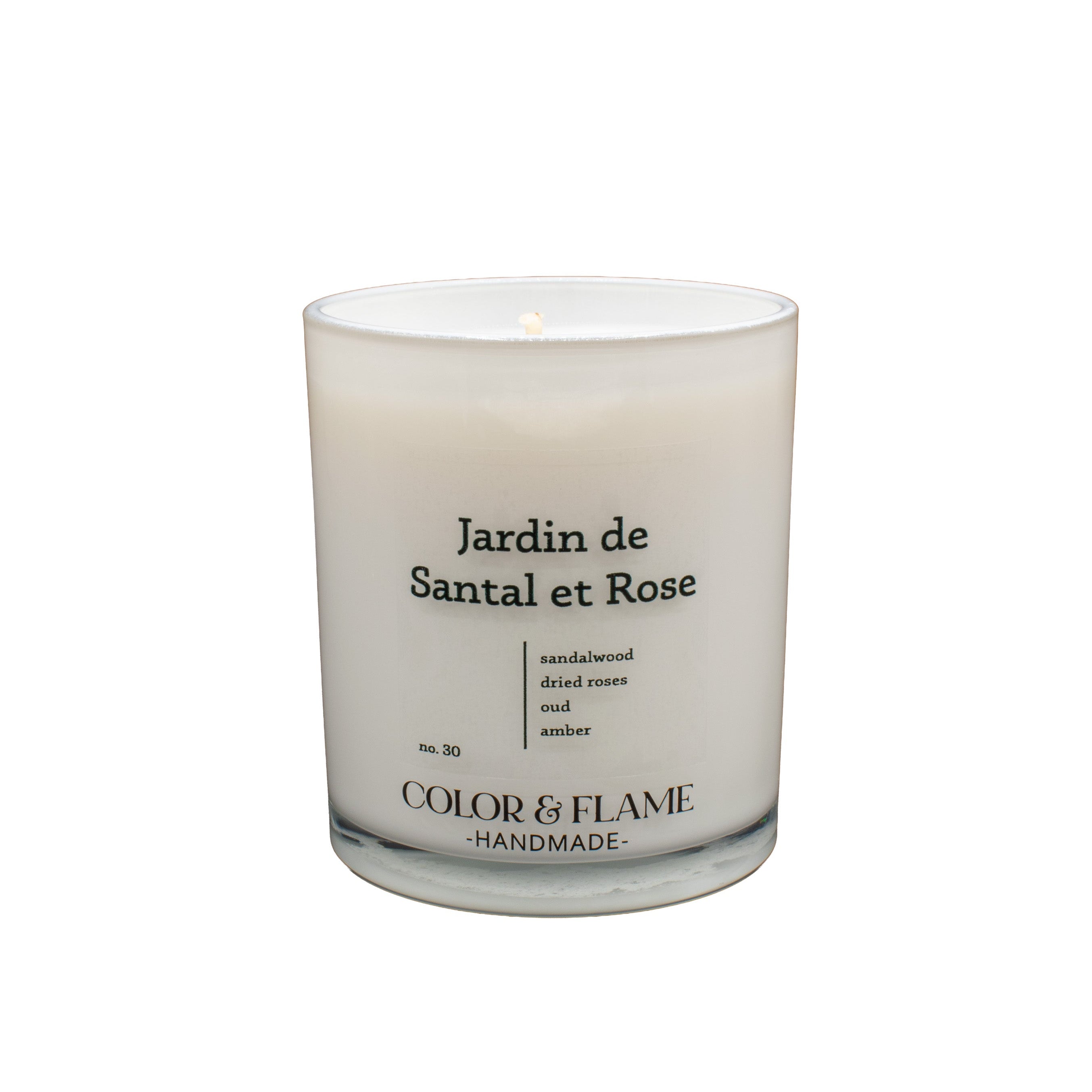 Jardin de Santal et Rose | No 30 | Sensual & Romantic | 8 oz Candle