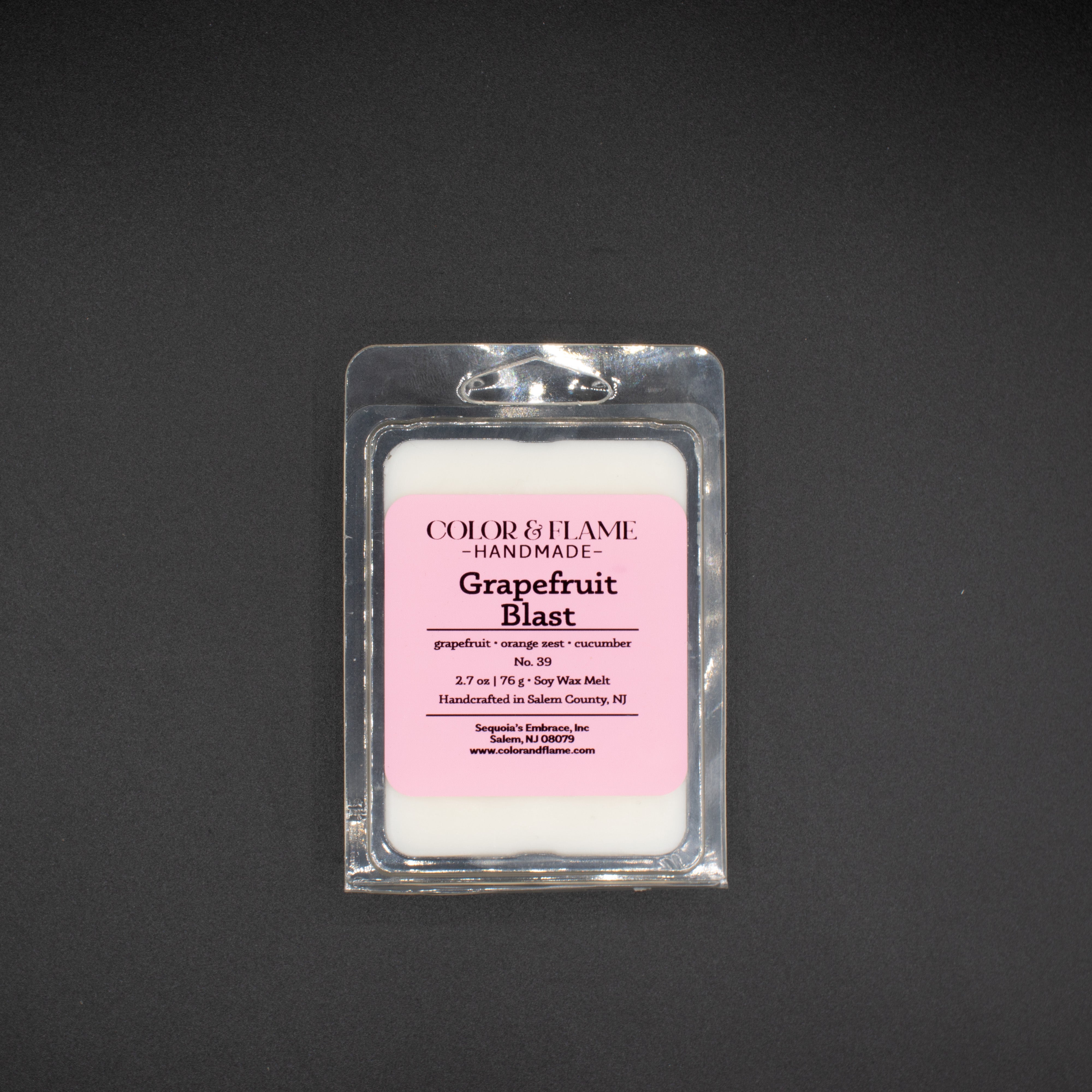 Grapefruit Blast | No 39 | Bright & Zesty | Wax Melt