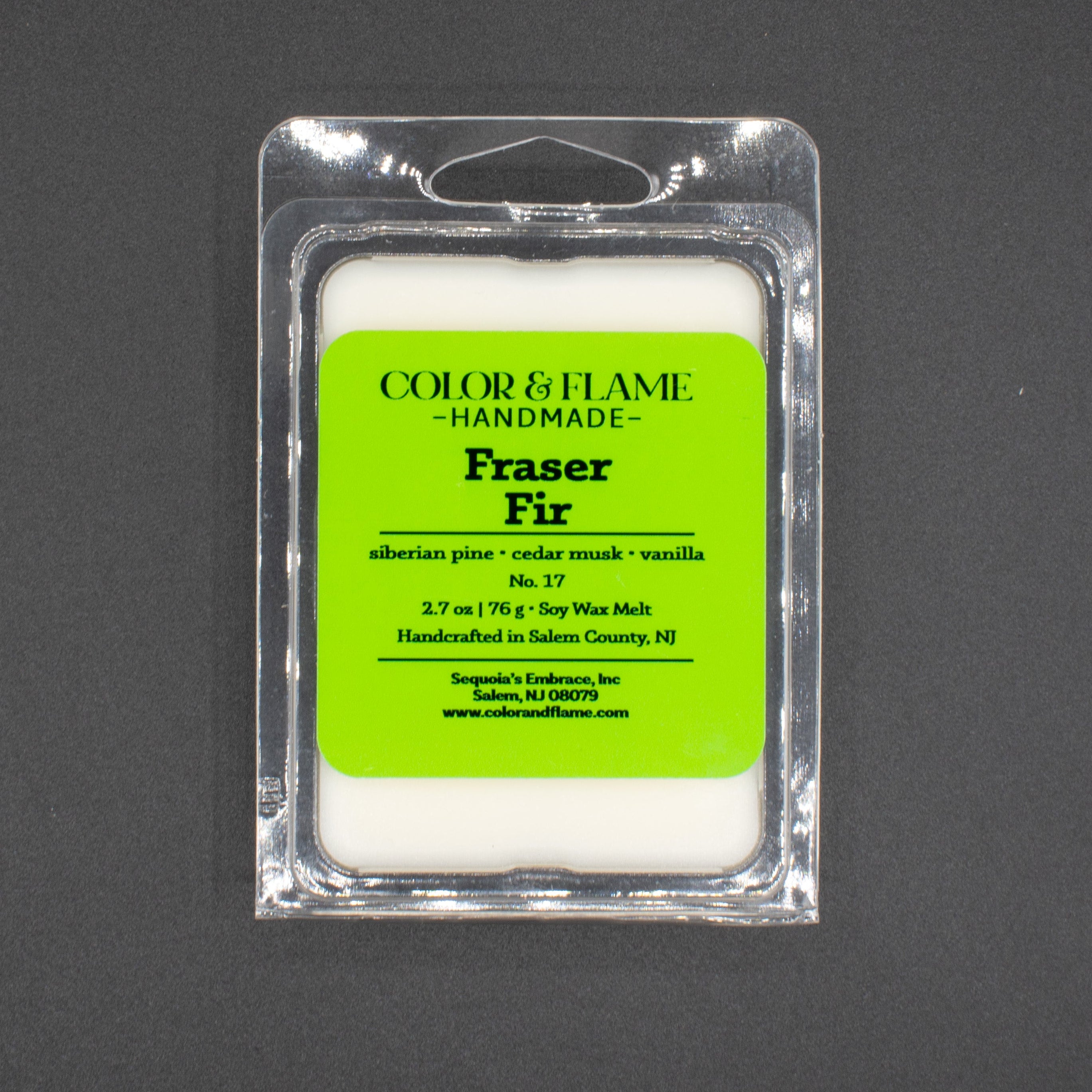 Fraser Fir | No 17 | Crisp & Woody | Wax Melt